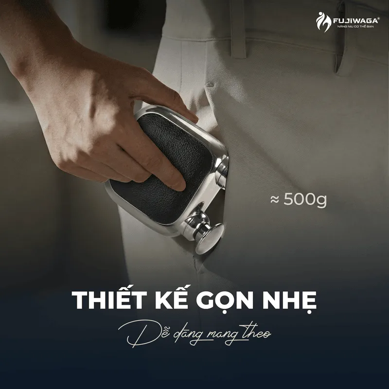 Thiết kế gọn nhẹ ~500g