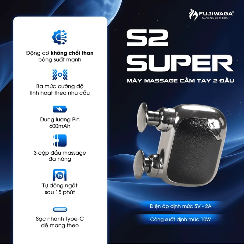 Thông số kỹ thuật FUJIWAGA S2 SUPER